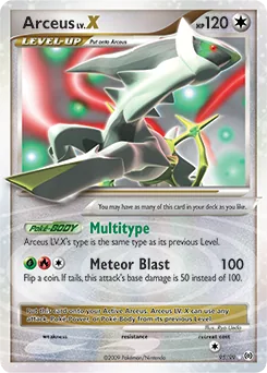 Arceus LV.X #95