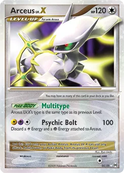Arceus LV.X #96