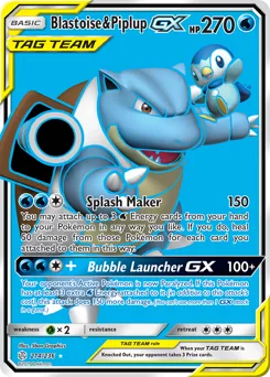 Blastoise & Piplup-GX #214