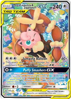 Mega Lopunny & Jigglypuff-GX #226
