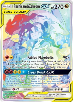 Reshiram & Zekrom-GX #259