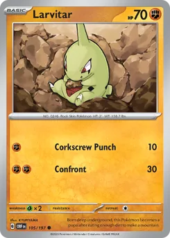 Larvitar #105