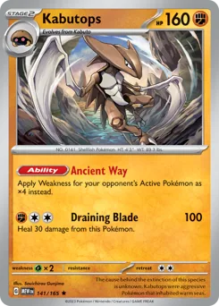 Kabutops #141