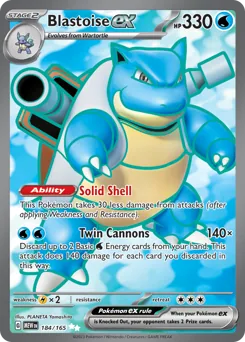 Blastoise ex #184