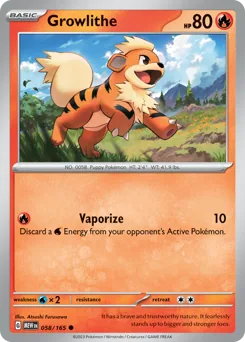 Growlithe #58