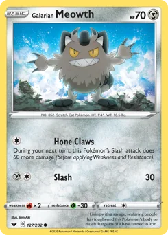 Galarian Meowth #127