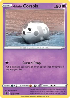 Galarian Corsola #78