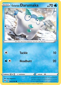 Galarian Darumaka #43