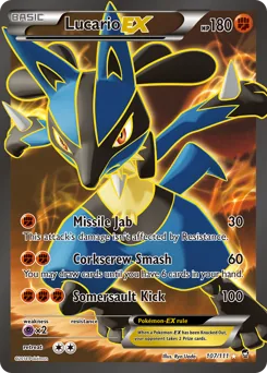 Lucario-EX #107
